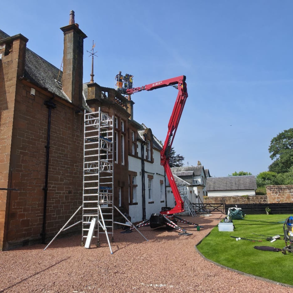 Example Exterior Cleaning in Ayrshire Before and After by Frostys Cleaning Services