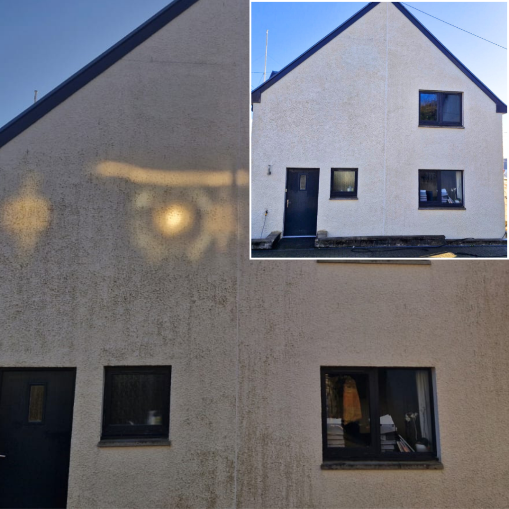 Softwashing Before and After